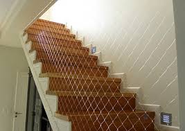 Staircase Safety Net Installation