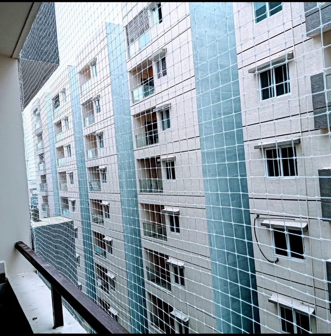 Balcony Safety Nets Installation