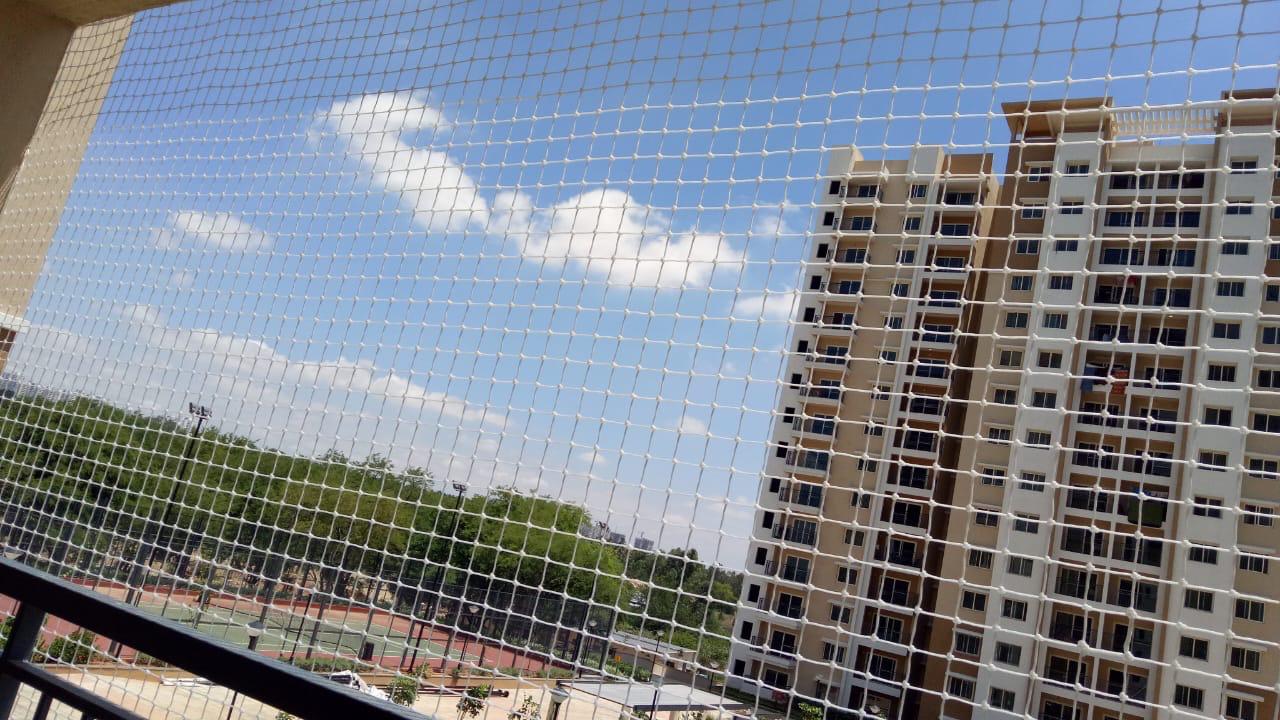 Terrace Safety Nets Installation