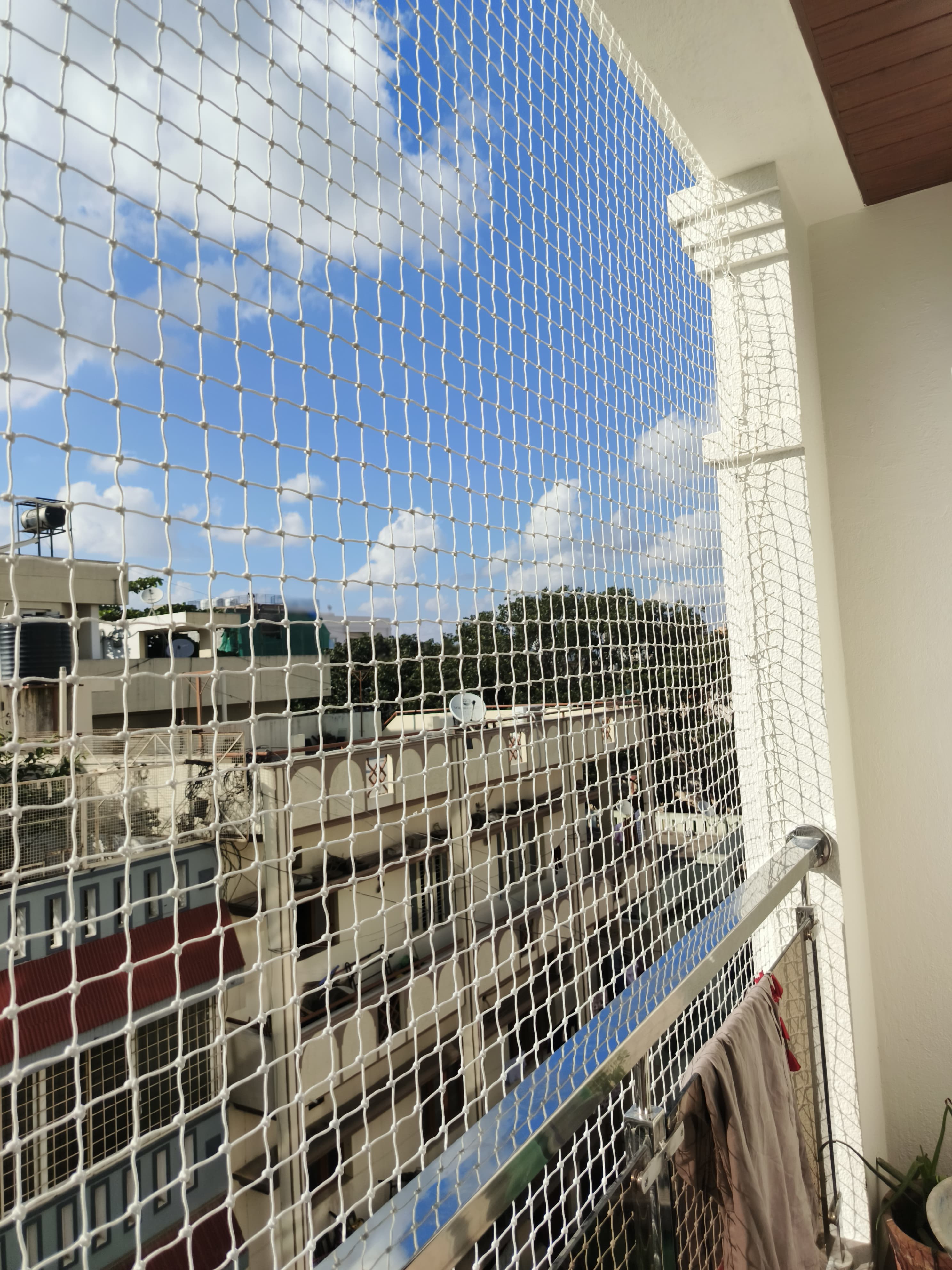 Balcony Net Installation 2
