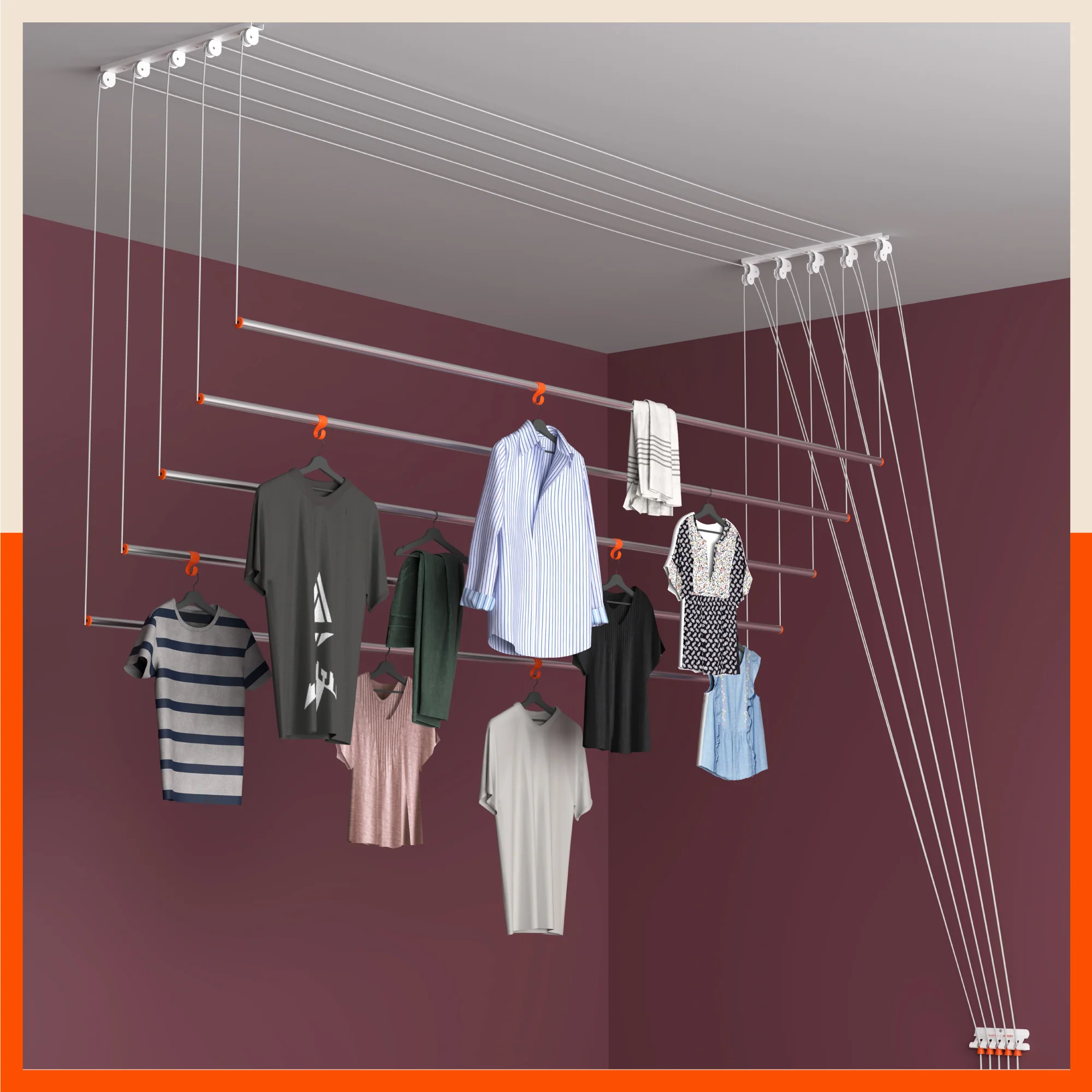 Ceiling Pulley Cloth Hangers in Avinashi Road, Tirupur