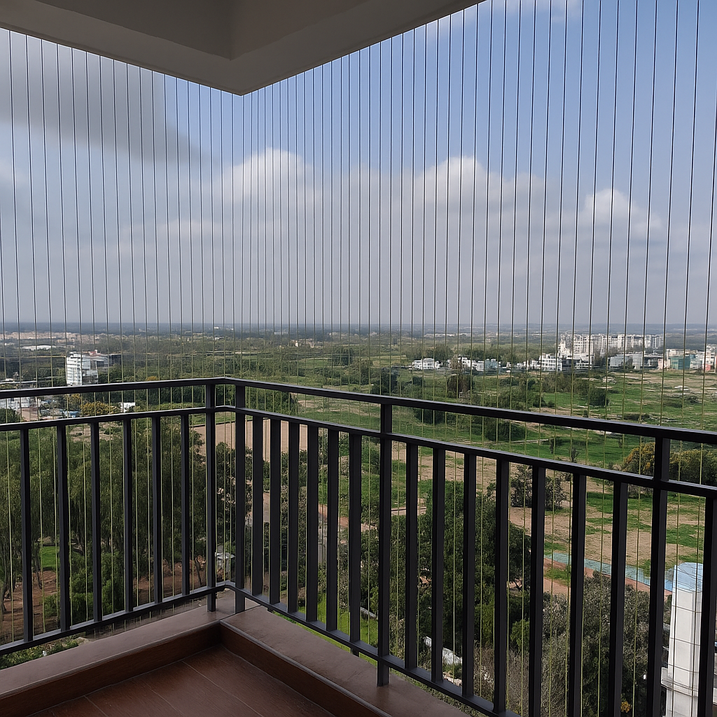Premium Invisible Grills Installation in Saravanampatti, Coimbatore